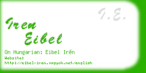 iren eibel business card